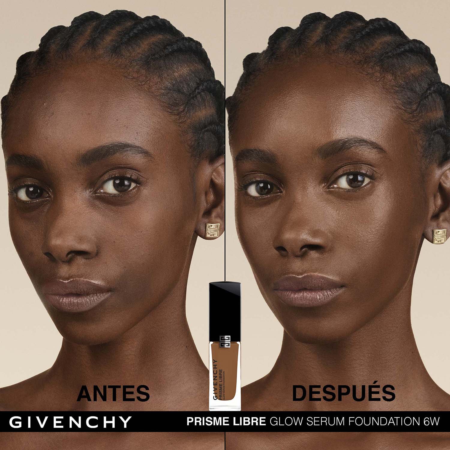 PRISME LIBRE GLOW SERUM FOUNDATION. BASE DE MAQUILLAJE EN SUERO QUE MEJORA LA PIEL, LUMINOSIDAD 24H E HIDRATACIÓN 48 H (BASE DE MAQUILLAJE EN SUERO)